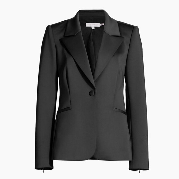 Size 5 (2XL) - GOOD AMERICAN - Women's Single Button Scuba Blazer NEW no tag - Picture 16 of 16